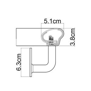 Barandilla de Protección Anticolisión Hengsheng HS 639C de 4m, Barandilla de Seguridad para Pasillos de Hospital con Soporte de Acero Inoxidable - Product Image 2