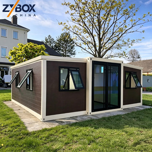 Maison conteneur extensible ignifuge A1, cadre noir, multi-fenêtres, préfabriquée # 1 Vendeur mondial Livraison <span class=keywords><strong>en</strong></span> 10 jours ADU - Product Image 1