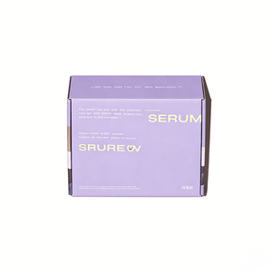 Boîte d'expédition en carton ondulé couleur lavande personnalisée avec pelliculage mat pour solutions d'emballage de marques de cosmétiques et de soins de la peau - Product Image 4