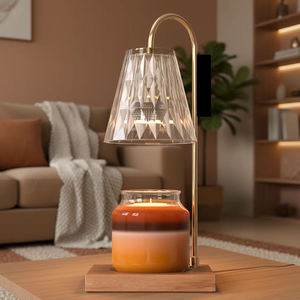 Lámpara Calentadora <span class=keywords><strong>de</strong></span> Velas Eléctrica <span class=keywords><strong>de</strong></span> Vidrio Transparente con Temporizador y Regulación <span class=keywords><strong>de</strong></span> Intensidad para Calentar Velas <span class=keywords><strong>de</strong></span> Mesa, Lámpara <span class=keywords><strong>de</strong></span> Velas <span class=keywords><strong>de</strong></span> Vidrio Teñido - Product Image 3
