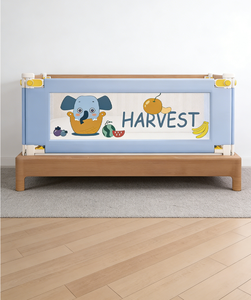 Barrière <span class=keywords><strong>de</strong></span> <span class=keywords><strong>lit</strong></span> pour tout-petit ElsaBaby, 1,5 m, bleue, pliable, barrière <span class=keywords><strong>de</strong></span> sécurité pour voyage, pour les enfants <span class=keywords><strong>de</strong></span> 0 à 3 ans, panneau en maille, norme européenne, écologique - Product Image 2