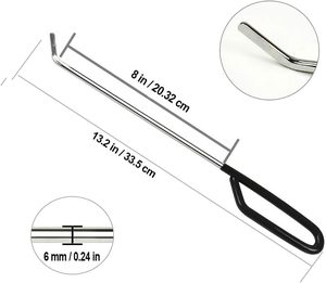 Kit di Barre per Rimozione Ammaccature Senza Vernice LadyRosian, 18 Pezzi con Teste Sostituibili in Metallo e Gomma per <span class=keywords><strong>Riparazione</strong></span> Danni da Grandine alla Carrozzeria <span class=keywords><strong>Auto</strong></span> - Product Image 5