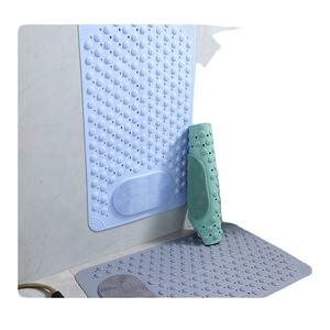 Light Blue 35.4x15.7 Inch <b>Non</b>-<b>Slip</b> Quick Drain Tub <b>Mat</b> Wear Resistant Vinyl Flooring - Product Image 2