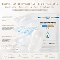 Masque Hydrogel au Collagène Biologique et Acide Hyaluronique Nourrissant Post-Opératoire Raffermissant et Réparateur pour le Visage