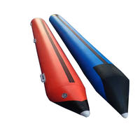 Bateau pneumatique à pontons en PVC de 1,2 mm pour 4 personnes, type catamaran, avec bouée de ponton