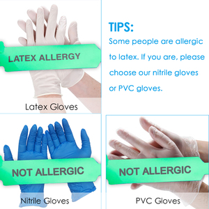 Latex <b>powdered</b> medical examination gloves <b>powdered</b> latex examination gloves latex surgical gloves - Product Image 3