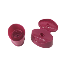 Tutup Botol Plastik PP 24mm Anti Tumpah Model Flip Top Logo Kustom Bersertifikasi ISO9001 Merek HAOTUO HT-C130 Penutup Botol Sampo dan Sabun Mandi