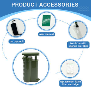 <span class=keywords><strong>Survivor</strong></span> Filter PRO - Système de filtration d'eau de camping à pompe manuelle - Purificateur d'eau de survie - Product Image 3