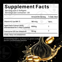 Gélules de gingembre naturel 100% végétaliennes OEM/ODM en vrac avec CoQ10 Ubiquinol, extrait de gingembre biologique vieilli à absorption élevée