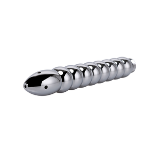 9 Ball <span class=keywords><strong>Anal</strong></span> Vagina Cleaner Liga De Alumínio Chuveiro Enema Bicos Dildo Oco com Grânulos De Alumínio Metal Butt Plug Brinquedos Sexuais - Product Image 1