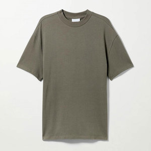 T-shirts de luxe à épaules tombantes, coupe ample, en coton épais, style streetwear, pour hommes, 100 % coton, fabrication de qualité supérieure - Product Image 3