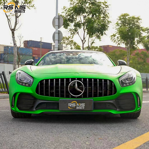 Para <span class=keywords><strong>Mercedes</strong></span> Benz <span class=keywords><strong>AMG</strong></span> <span class=keywords><strong>GT</strong></span> GTC Upgrade GTR Style Body Kit Inyección de polipropileno moldeado PP Labio delantero Wing para 2 puertas Coupe - Product Image 4