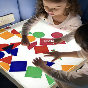 Mesa de Aprendizaje LED Multifuncional, Mesa Sensorial LED Montessori para la Enseñanza en el Aula y Juego Sensorial - Product Image 1