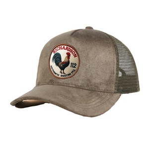 Gorras Trucker Personalizadas al por Mayor Richardson 112 256 Unisex de 6 Paneles, Poliéster/Algodón, Ajustables con Cordón, Bordado 3D e Impresión Puff - Product Image 1