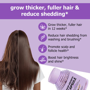 Suplemento Capilar Avanzado con Aminoácidos, Apoyo Diario para la Caída del Cabello, Cápsulas para un Cabello Más Denso y Vibrante - Product Image 5