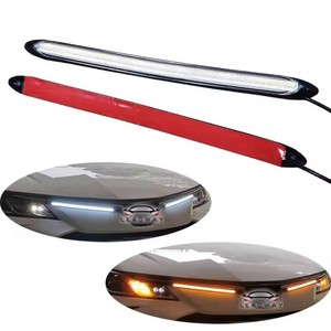 Striscia LED RGB Universale 12V per Auto, Flessibile, Bianca e Ambra, Luci Diurne a Flusso Sequenziale per Auto - Product Image 2