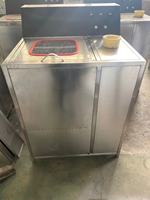 Semi-automatique 5 gallons 18.9L 20L baril bocal bouteille décapage brossage rinçage lavage intérieur extérieur machine brosseuse