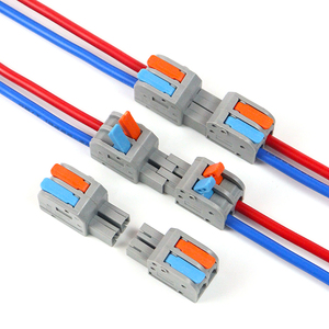 Conectores de terminal de unión de cable de empalme rápido de resorte de 2 vías conectores de tuerca de palanca de extensión de cable de luz de tira - Product Image 5