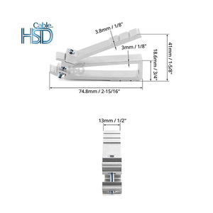 Fixations en aluminium pour rack de serveur d'ordinateur Outil d'extraction d'écrou carré pour le démontage d'armoires et l'installation de sertissage - Product Image 3