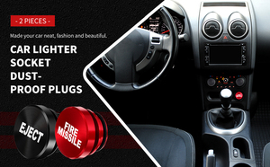 Copertura e Tappo Antipolvere in Metallo di Lusso CR per Accendisigari, Kit Interno <span class=keywords><strong>Auto</strong></span> Universale, Presa Accendisigari 12V per <span class=keywords><strong>Auto</strong></span> - Product Image 5