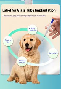 높은 유지율 134.2kHz 동물 사육을 위한 캡슐화된 마이그레이션 방지 임플란트 태그 새로운 조건 - Product Image 4