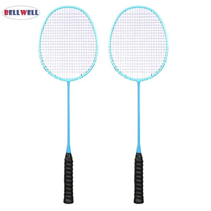 Oem Professionale di Buona Luce Peso di Carbonio Flessibile In Legno Per Bambini Sport Tesatura Macchina Da Badminton Palla Prodotti Racchetta Set Regali