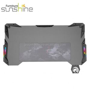 Sunshine EJ-I Ultimo Modello di <span class=keywords><strong>Tavolo</strong></span> da Gaming RGB <span class=keywords><strong>Portatile</strong></span> con Altezza Regolabile, Superficie Pieghevole in Metallo e Fibra di Carbonio - Product Image 5