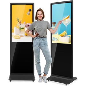 Quiosque Vertical de <span class=keywords><strong>TV</strong></span> com Tela Touch Screen 4K de 43 Polegadas para Publicidade Interna em Aço para Shopping - Product Image 4