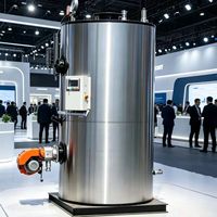 Générateur de vapeur au gaz naturel 150 kg/h 105 kW en acier inoxydable pour la pasteurisation et le traitement du lait