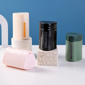 Creative Nordic Style Push Button <b>Toothpick</b> Holder Large Capacity Thickened PP Green White Pink For Home Restaurant Hotel Use - Product Image 2