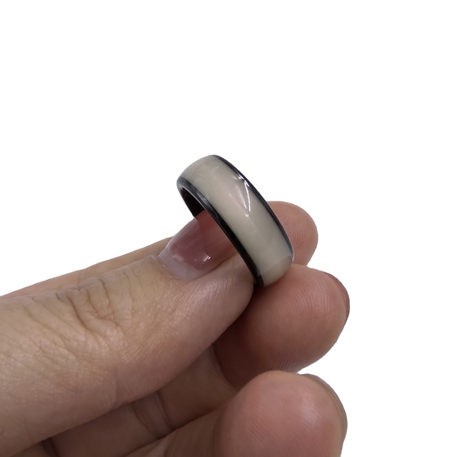 NFC 13.56Mzh Smart Chip Waterproof Ceramic Smart Ring for Mobile Phones and Payments