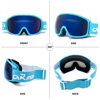 Yijia fabricant de lunettes de neige optiques 100% lunettes de ski adultes anti-buée lunettes de ski polarisées snowboard