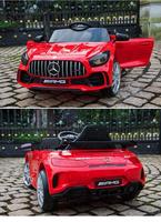 Voitures électriques pour enfants sous licence Mercedes Benz AMG GTR 12V avec batterie rechargeable, télécommande incluse.