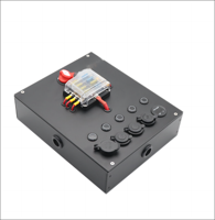 Amomdpower Boîtier de contrôle pour camping extérieur en alliage d'aluminium 12V/24V 4WD RV Certifié CE pour caravanes Canopy Trailers Motorhomes