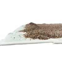 Géotextile puissant d'interception des sédiments 340g pour le projet de remise en valeur des digues et la construction d'isolation par coussinets