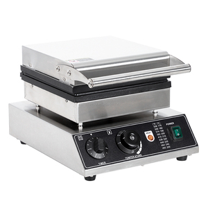 Gaufrier industriel antiadhésif 1750W pour 4 gaufres, machine à snacks avec plaques de cuisson en téflon, corps en acier inoxydable, 110V, Nouveau - Product Image 6