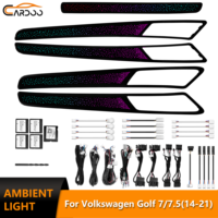 Kits de mise à niveau 64 couleurs, éclairage d'ambiance pour voiture Symphony, pour VW Golf 7/7.5 Mk7 (14-20), éclairage du tableau de bord, accessoires de décoration