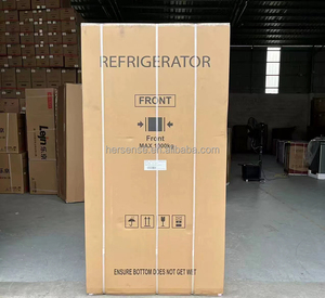 Black Smart Side-by-Side <b>Refrigerator</b> With Fully Automatic Air Cooling Without Frost Water Dispen 220-240V 50HZ M - Product Image 3