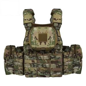 เสื้อกั๊กยุทธวิธีระบบโมลล์อเนกประสงค์ ระบายอากาศได้ดี ทนทานต่อการสึกหรอ อุปกรณ์ป้องกันตัวสำหรับกิจกรรมกลางแจ้ง - Product Image 4