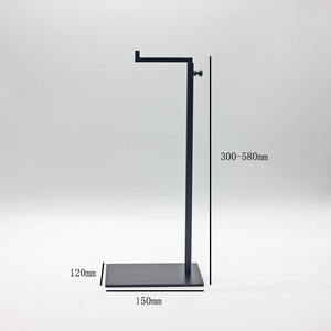 High-end Negozio di <span class=keywords><strong>Abbigliamento</strong></span> D 7-a forma di Oro Rosa Nero di Affari degli uomini di Sacchetto di Vendita Al Dettaglio di Promozione Rack, borsa delle signore del Metallo Del Banco di mostra - Product Image 6