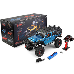 104010 Coche RC 4x4 1:10 Eléctrico de Escalada 2.4G con Control Remoto, Vehículo Todoterreno de Juguete - Product Image 3