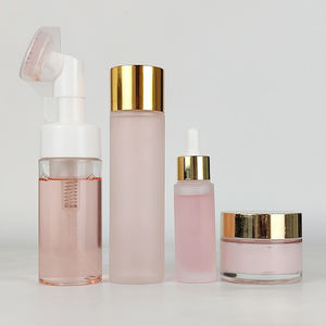 Özel Logo gül cilt bakımı seti ürünleri 5-piece kiti özel etiket yüz gül su Toner Serum krem yüz temizleyici - Product Image 2