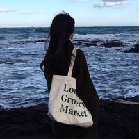 Sac fourre-tout en toile de couleur unie de taille personnalisable sac fourre-tout en toile personnalisé/sac à bandoulière en toile/sac en toile personnalisé uni