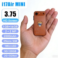 3Gi17AirMINI Kompaktes Smartphone 3,75-Zoll Dual-SIM Dual-Standby (DSDS) Entsperrt Android 12.0 1GB+16GB - Direkt vom Hersteller