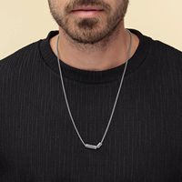 CYNYA collier en or personnalisé pour hommes en acier inoxydable personnalisé pour papa nouveau personnaliser enfants nom collier cadeau à la mode papa