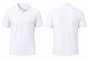 Polo de Piqué Blanco Deportivo de Alta Calidad, 100% Algodón Peinado, con Logotipo Bordado Personalizado - Product Image 2