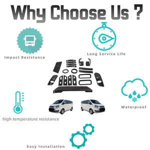 Kit Carrozzeria per <span class=keywords><strong>Ford</strong></span> Tourneo <span class=keywords><strong>Custom</strong></span> 2016, <span class=keywords><strong>Accessori</strong></span> Auto in ABS Cromato, Finiture Interne ed Esterne - Product Image 6