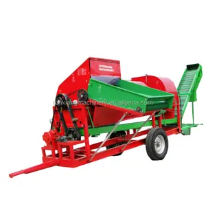 Nhỏ khoai lang Digger đi bộ máy kéo đậu phộng harvester Máy kéo gắn máy gặt đập khoai tây hàng duy nhất