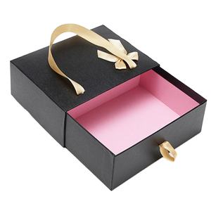 Cajas de regalo de papel de cartón rígido de lujo Cajón de regalo pequeño Slide Guangdong Diseño de <span class=keywords><strong>caja</strong></span> de regalo de lujo - Product Image 3