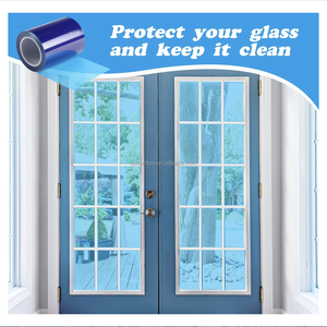 Película Protectora Transparente Azul para Superficies, Antiarañazos, Temporal, para Ventanas y Muros Cortina de Vidrio - Product Image 4